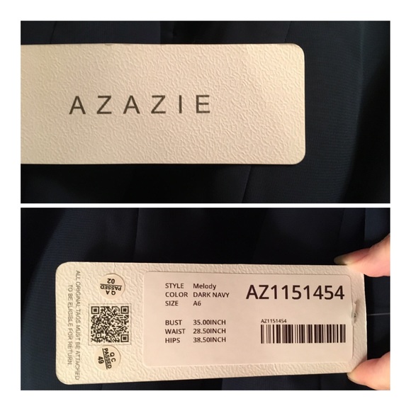 Azazie Size 6 Melody Halter Dress - Picture 7 of 8